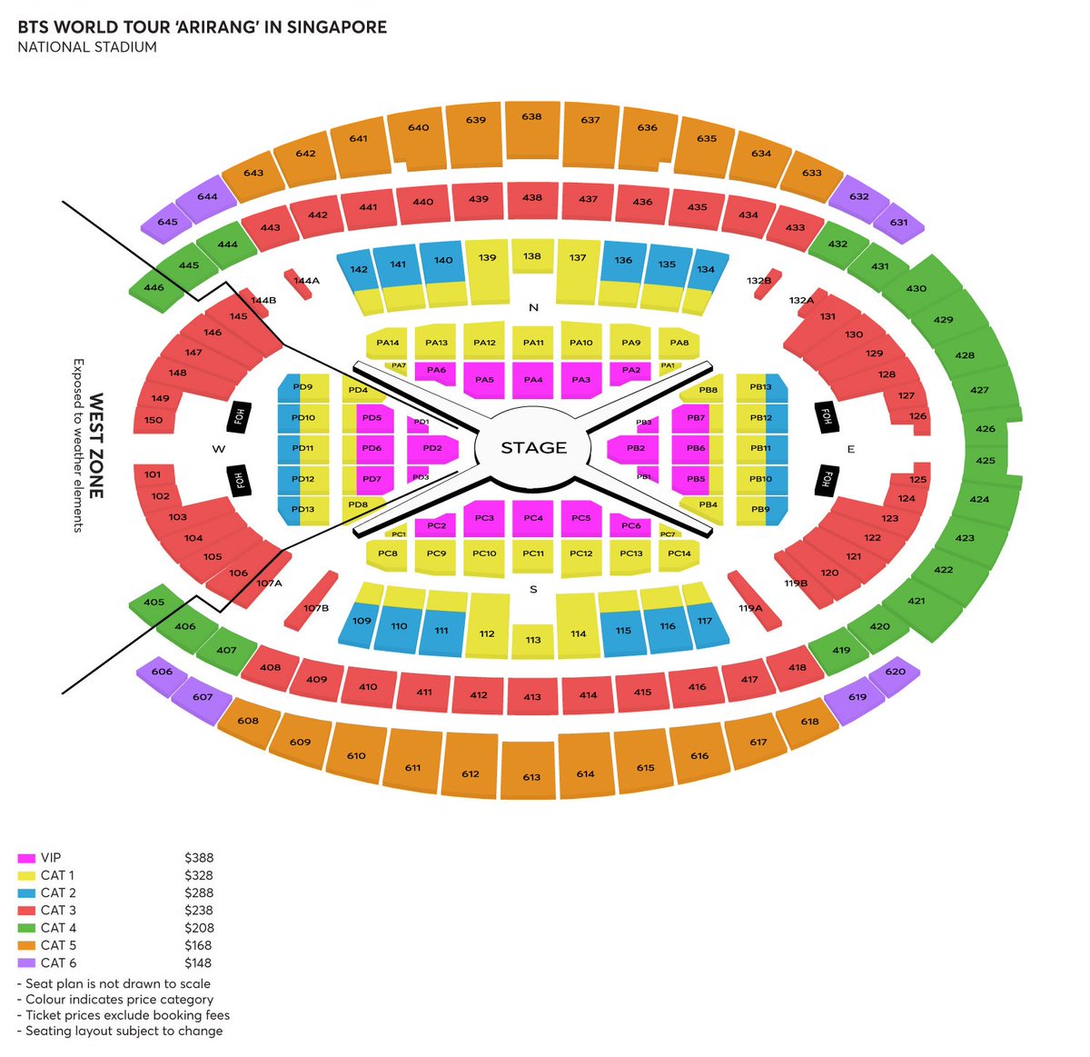 Propvee's tweet photo. #WTS
BTS WORLD TOUR ‘ARIRANG’ — SINGAPORE 🇸🇬
DEC 17, 2026

VIP — Section PA4
CAT 1 — Section PA11

FaceTime verification available.
International fans welcome.

DM for details.

#BTS #BTSARIRANG #BTSSingapore https://t.co/TXk6XcwTPS