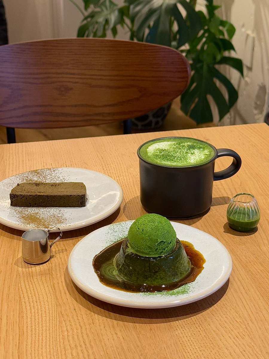 ____tyn__'s tweet photo. 抹茶好きのための楽園…！至福の抹茶づくし https://t.co/CiSq5xLUwM
