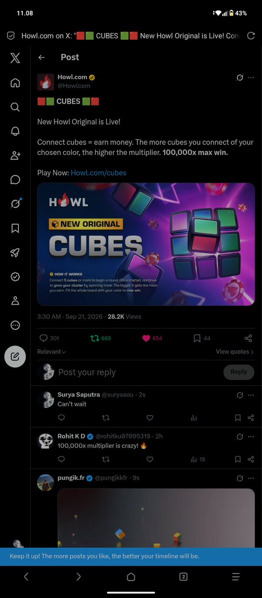 suryaaou's tweet photo. @Howlcom All done
Manifesting 🙏🙏 https://t.co/GcPXwWoPE4