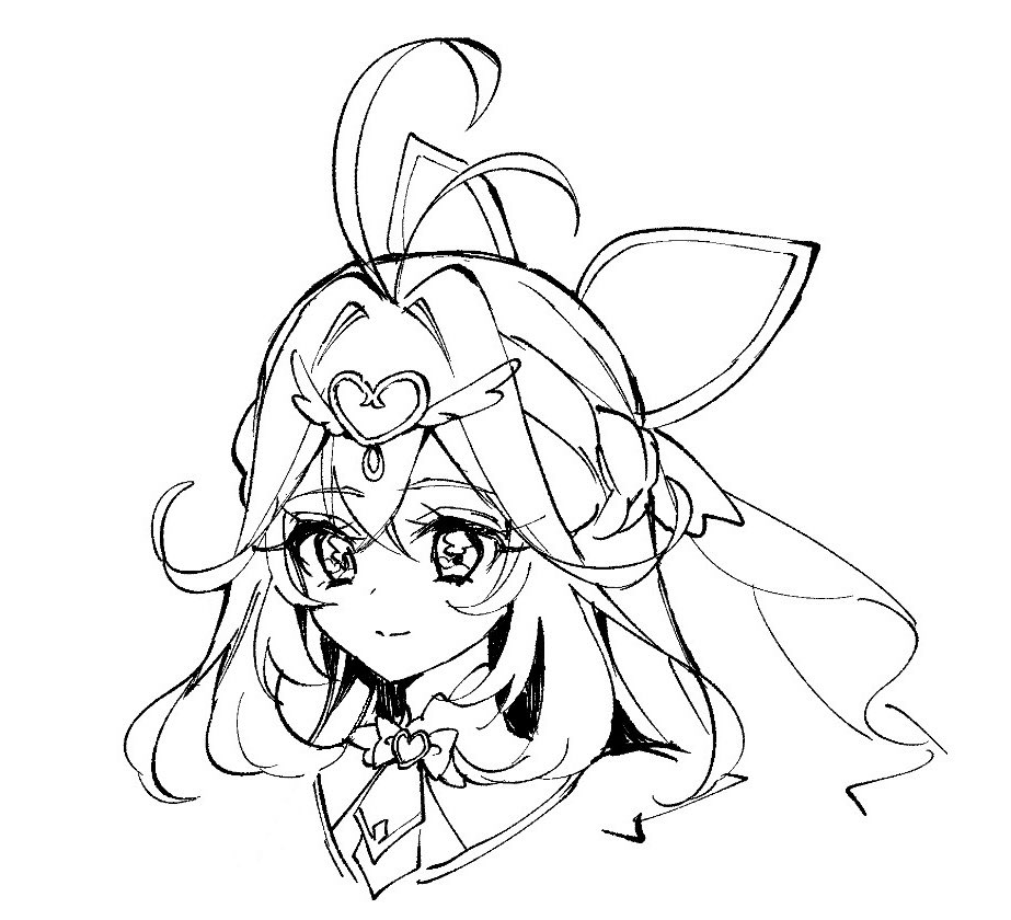 62KAERU_'s tweet photo. そしてこれはいとこが好きと言っていたので描いたキュアアルカナ https://t.co/8ZH4RjbFgZ