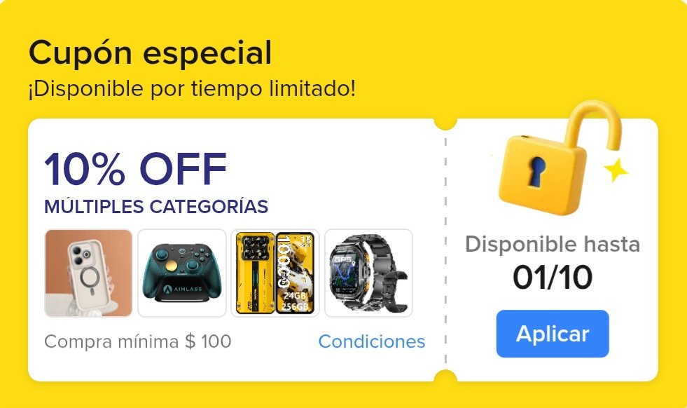 Toplibrosok's tweet photo. CUPÓN ESPECIAL por tiempo limitado 🔥 10% off en Múltiples categorías, compra ya en Mercado Libre Argentina 👉 https://t.co/3IEkm8yjXp https://t.co/HA7CTsxtZ6