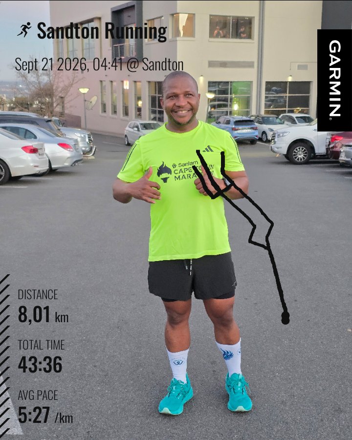 kgampib's tweet photo. Monday morning run ๐๐พโโ๏ธ #runjozi #challengeyourself #fighting4fitness #waterfallAC https://t.co/7Dqngyl9n8