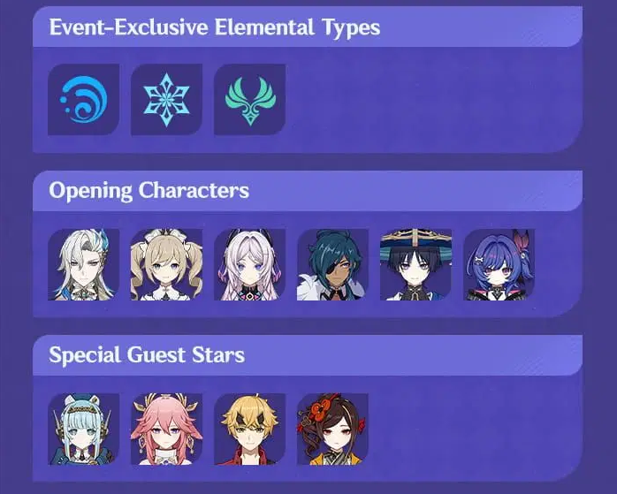 genshinmains_'s tweet photo. October Imaginarium Theater - Hydro, Cryo, Anemo 

#GenshinImpact https://t.co/2abF6UZMtp