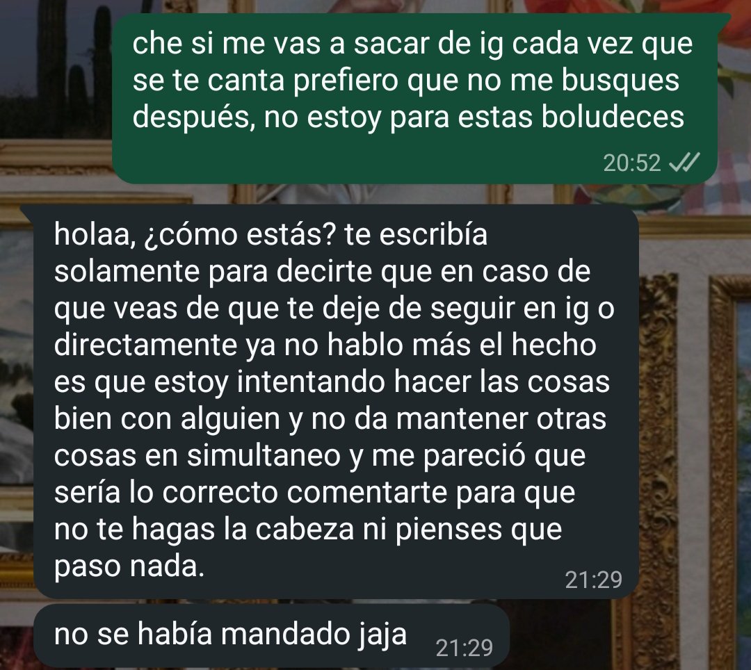 vidaengrieg0's tweet photo. simulaba un mensaje que sin querer nunca se mandó nonono están todos mal de la cabeza https://t.co/tdaL7OzwNb