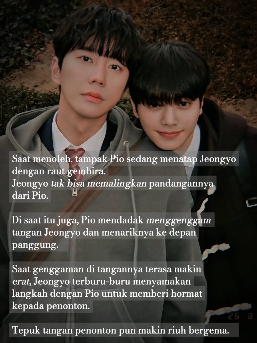 jomykaingel's tweet photo. [INA Trans] 

Beberapa penggalan naskah asli dari series #FourHandsTwoSonatas, detail di naskah ternyata semakin bikin sesak.

#SongKang #송강
#LeeJunyoung #이준영 https://t.co/t4eEOmzrjC