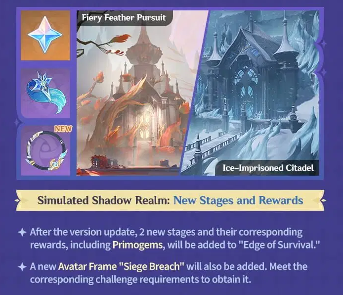 genshinmains_'s tweet photo. Shooter mode Shadow Realm is also getting 2 new stages and rewards! 

#GenshinImpact https://t.co/OHw93i3UGe