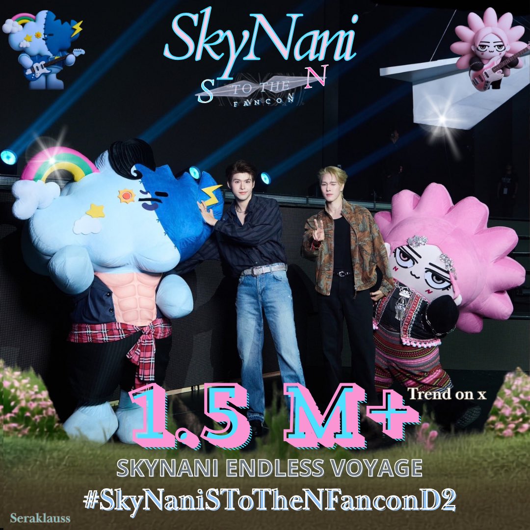 Seraklauss's tweet photo. 🫧 CONGRATULATIONS TO SKYNANI FOR REACHING 1.5M+ POSTS ON X   

First 1.5M unlocked! 
Let's GO 1.6M

SKYNANI ENDLESS VOYAGE

#SkyNaniSToTheNFanconD2
#สกายนานิ #skynani https://t.co/MBWPJLV8Hd