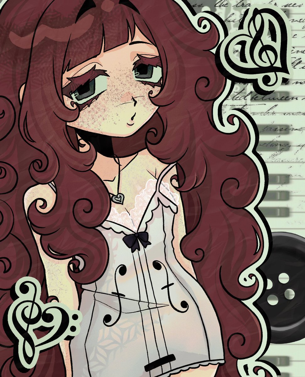 polkarosie's tweet photo. #katieweek2026 | day seven: kathryn day (late commission)

her porcelain skin was lit-
tered with freckles.

art by @_dt472 ♬.ᐟ

commissioned by me. https://t.co/bFqfe8ANyP