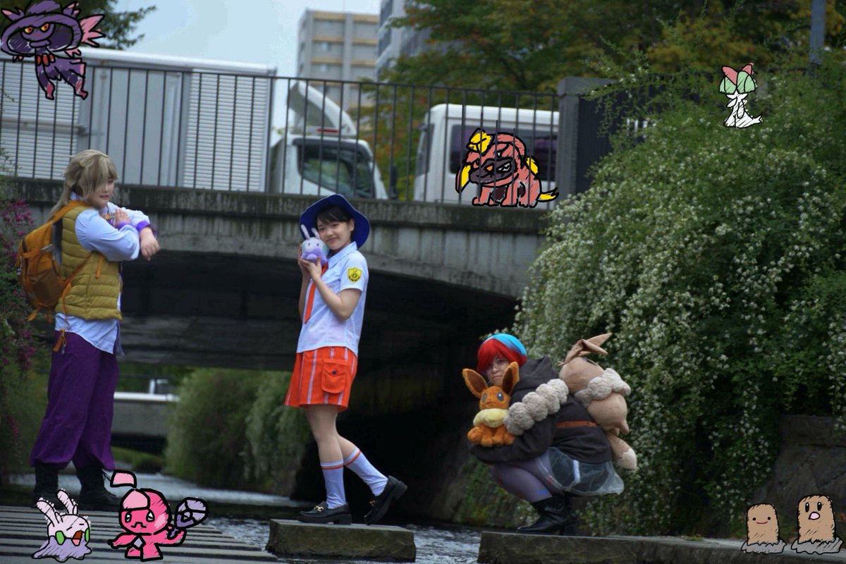 wisty38's tweet photo. #サツコス

cosplay

 pkmn sv/  主人公組

ペパー▷▶▷@Ritaru_tarutaru 
アオイ▷▶▷@fujimaki_cos 
ボタン▷▶▷うぃす https://t.co/bNHRnOyc0I