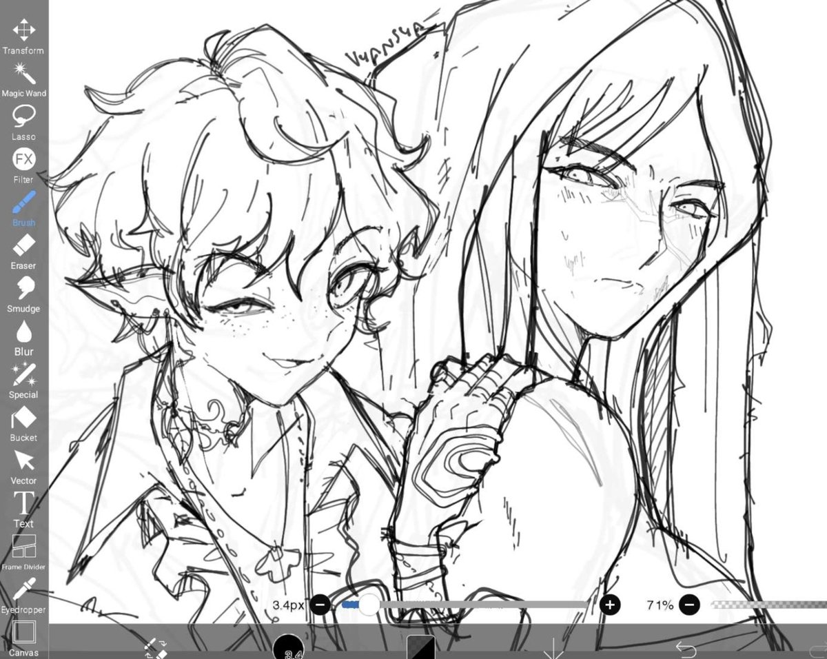 vyansya's tweet photo. Commission WIP #vgencomm https://t.co/msiOXyBDwa