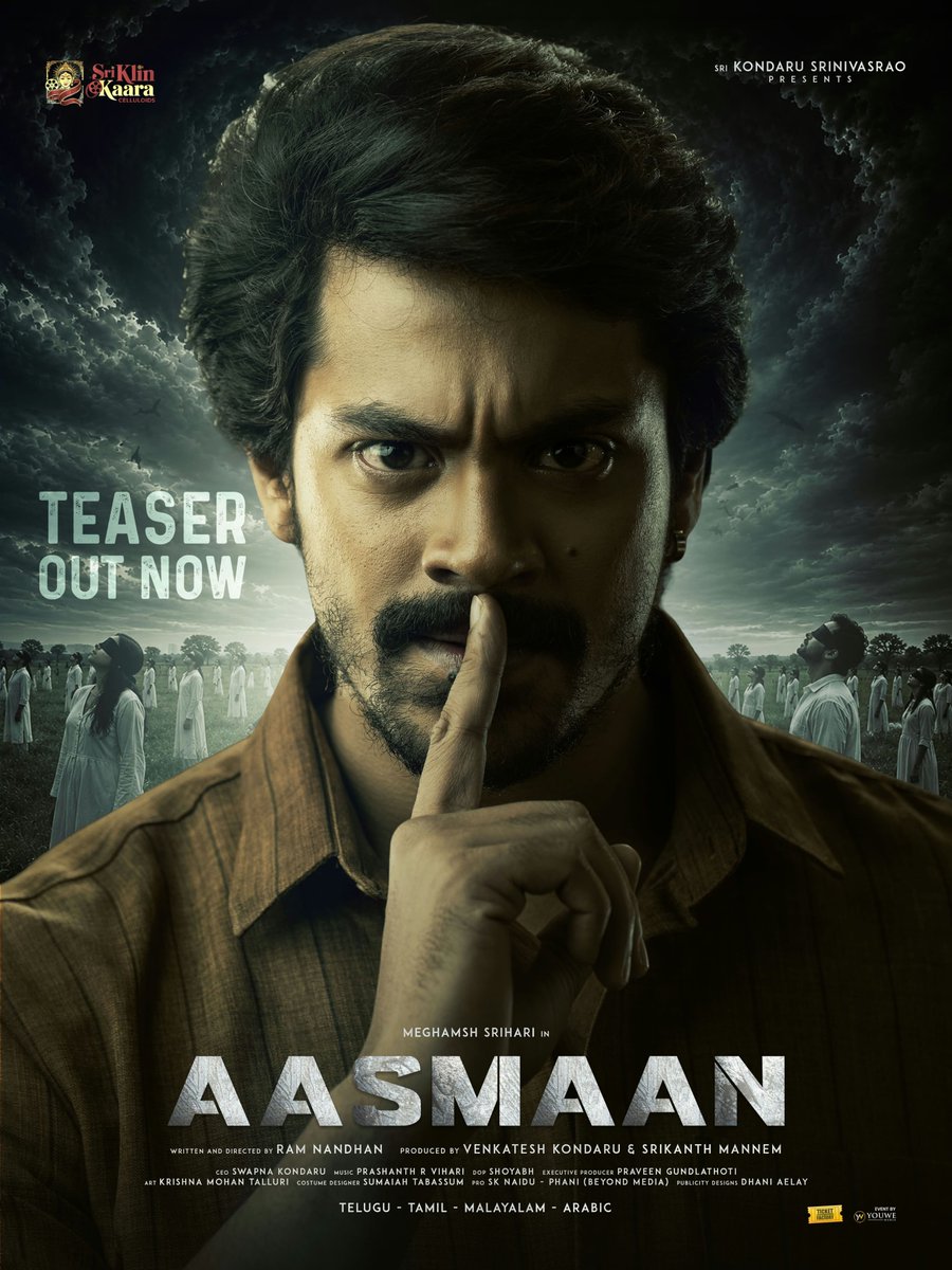 StudioFramesIn's tweet photo. Witness the birthday boy @MeghamshSrihari like never before

 The adrenaline-pumping #Aasmaan Teaser is OUT NOW! 🎬

🔊 Tamil: https://t.co/1D3mX7kn4H https://t.co/eoPffw5eso