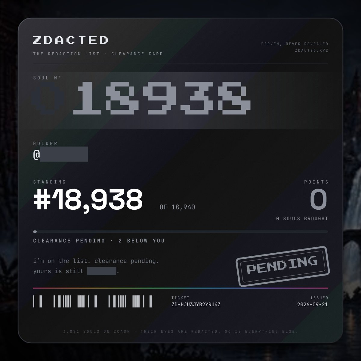 YrretOG's tweet photo. ZDACTED https://t.co/adJcXfw1NO