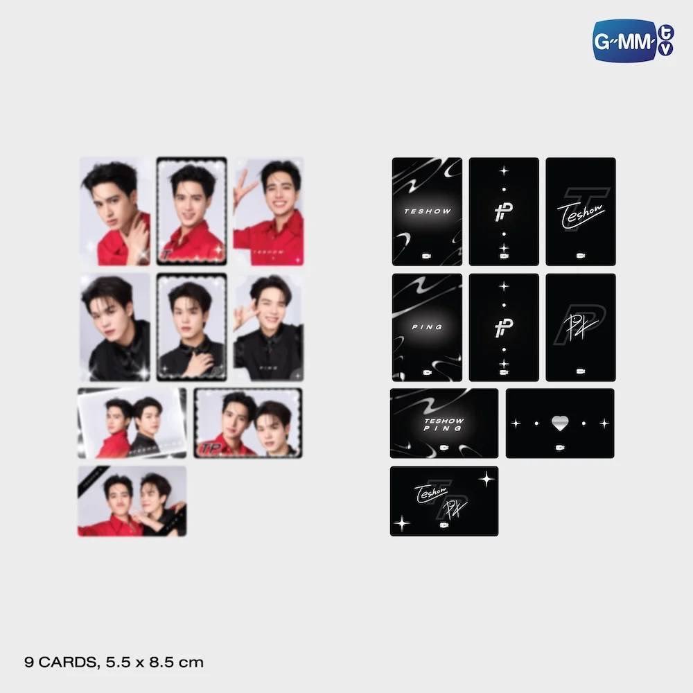 aehyulz's tweet photo. TESHOWPING HOTSHOT Series Exclusive Photocard set and TESHOWPING OFFICIAL LOGO??? ✋🏻😭

#Teshow #PKrittanun #TeshowPing https://t.co/7jjKms0PAN