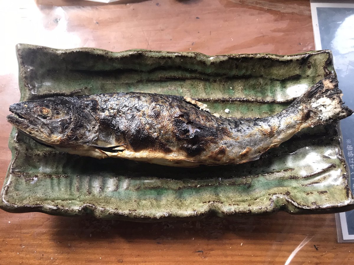 hammerroid's tweet photo. @getter774 ヒメマスの塩焼きしかなかった。
ほんとうに申し訳ない。 https://t.co/BLQ3YUsJKU
