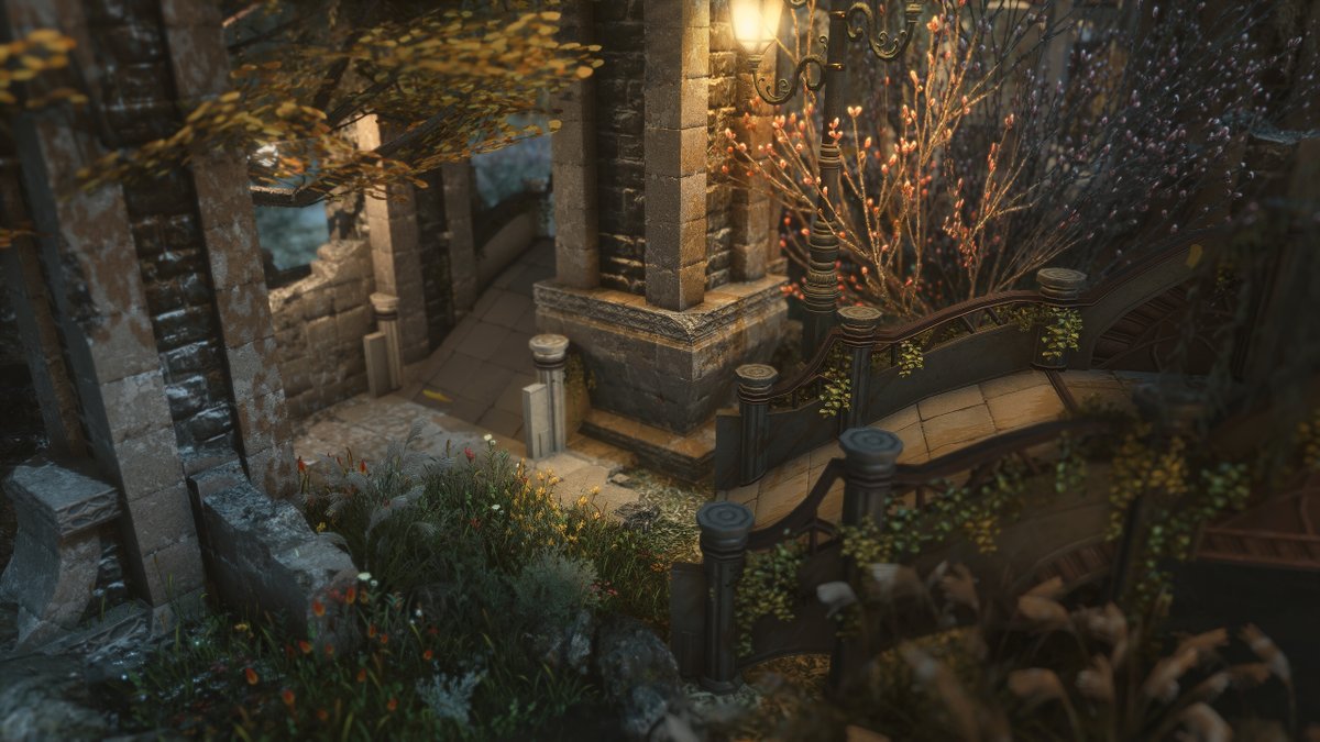zireilla's tweet photo. finally got a chance to retake pictures of the fc yard💐#ffxivhousing https://t.co/HiMSKx8yDW