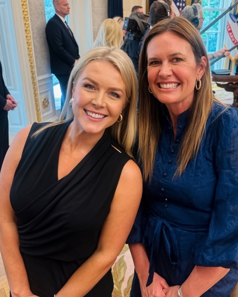 TrumpDailyPosts's tweet photo. Two of the best press secretaries in U.S. history!

And a great governor too! https://t.co/0C8DFopdWC