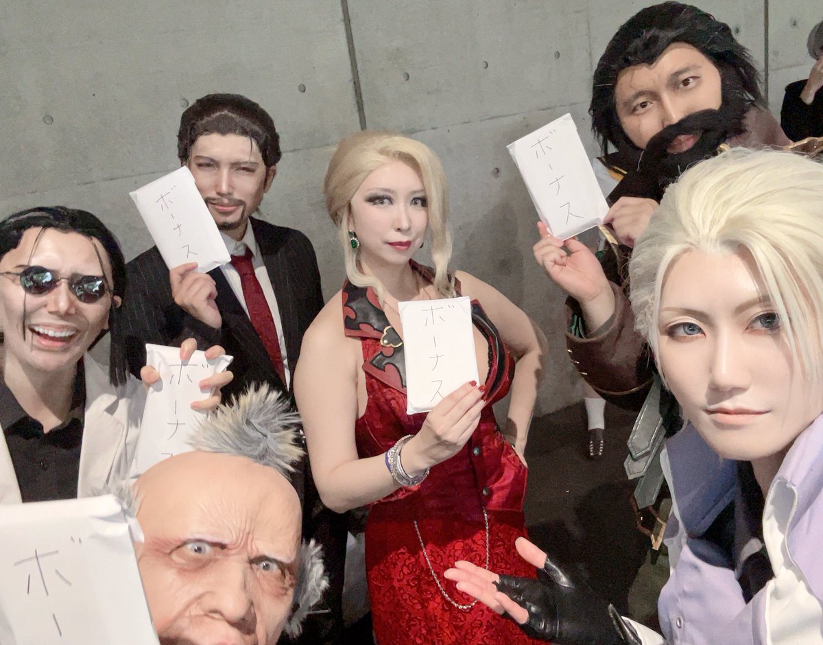 reinff__'s tweet photo. アットホームな神羅カンパニーなので幹部に視察お疲れ様のボーナス渡した。
みんなありがとう！！
#神羅上層部TGS視察 #TGS2026 https://t.co/lCZXwSBHQ5