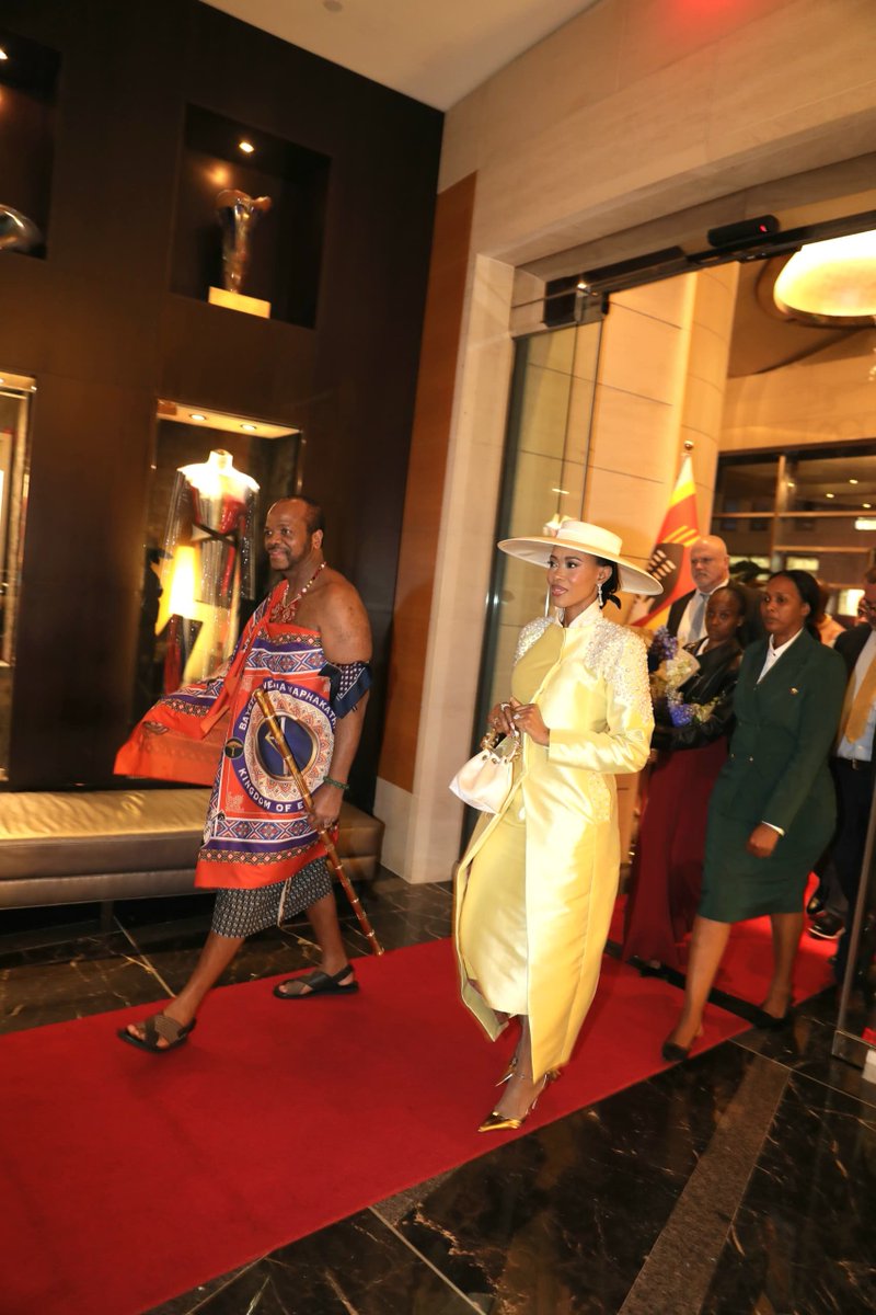 EswatiniGovern1's tweet photo. [PHOTOS]: His Majesty King Mswati III has arrived safely in New York where he will attend &amp; address the 81st Session of the UN General Assembly. This year’s event is held under the theme: "Restoring trust, managing transformation: A United Nations that delivers for all".
#UNGA81 https://t.co/bbsZfQeyaJ