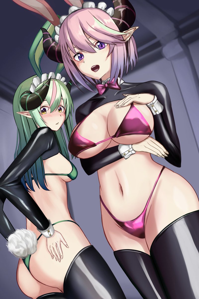 solphel1's tweet photo. Kirika and Masha from Gal Guardians. Commissioned piece https://t.co/F8cjxKjvxX