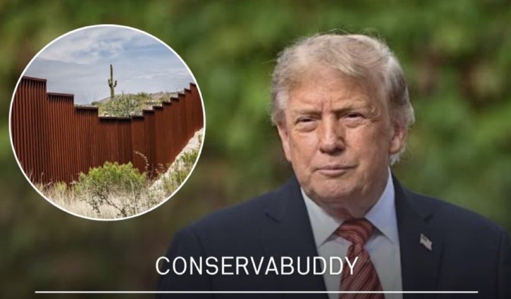 StephehMilce's tweet photo. 🚨BREAKING: PRESIDENT TRUMP PUSHES NEW BILL MAKING IT ILLEGAL FOR ANY FUTURE PRESIDENT TO REOPEN THE BORDER. 

DO YOU SUPPORT THIS? https://t.co/EtCFIOA4YL