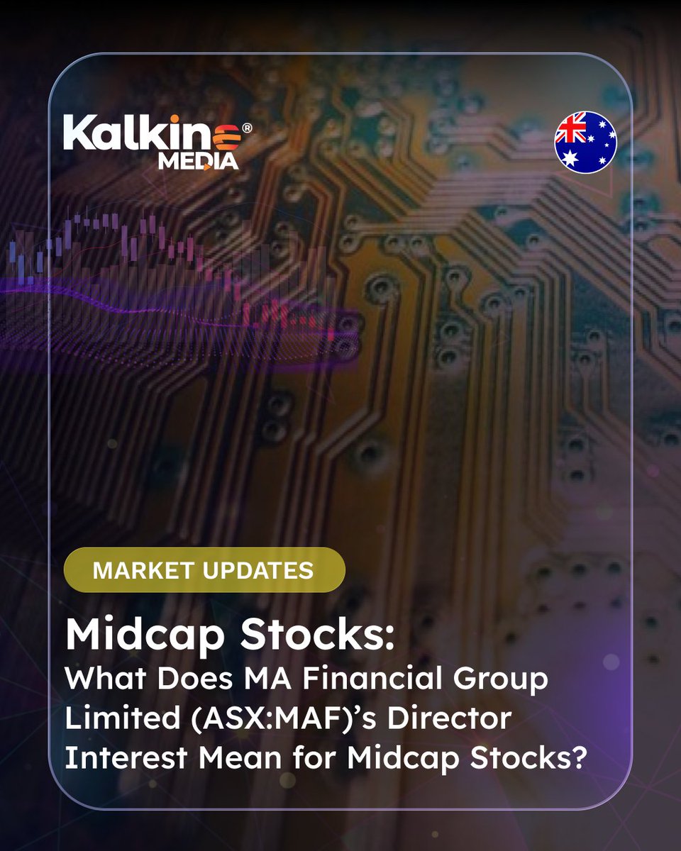 kalkineau's tweet photo. What does a director interest update at MA Financial Group mean for the company and the broader ASX mid-cap stocks space?
Explore the latest disclosure and what investors should know.
Read more: https://t.co/oVNWGmzw15
#MAFinancial #MAF #ASX #MidCapStocks https://t.co/JYbQG57zgD