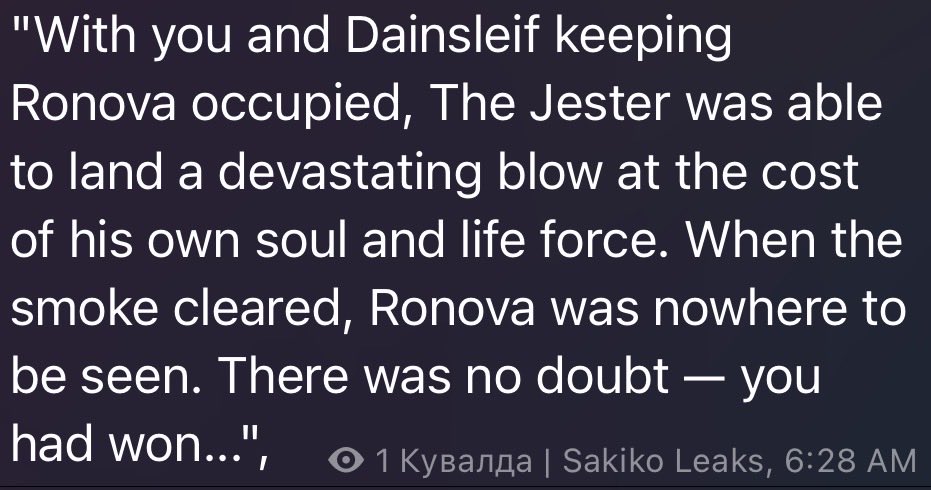 datattore's tweet photo. 7.1 preload spoilers
.
.
.
RONOVA DIES AT THE COST OF PIERRO’S LIFE??? WHAT THE FUCK https://t.co/JuITexof1r