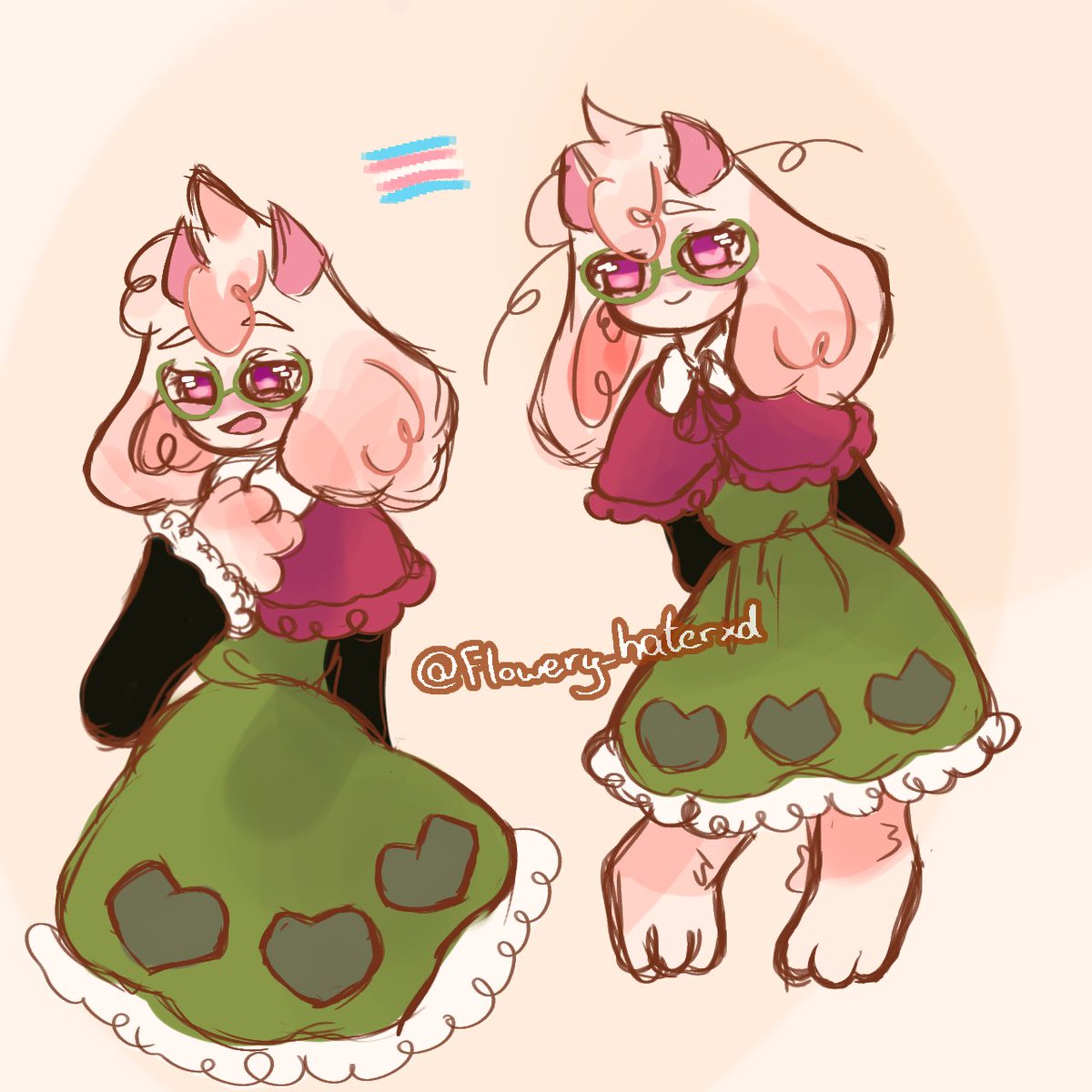 flowery_haterxd's tweet photo. * I finally did it!

#ralsei #deltarune #trans https://t.co/IgW3AQ5ORV
