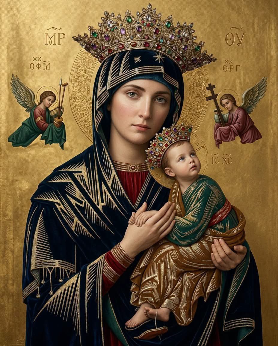 chiamaka___o's tweet photo. MONDAY PRAYER TO OUR BLESSED MOTHER

O Blessed Virgin Mary, Mother of God and our Mother,

As this new week begins, I come to you with a humble and trusting heart. Please take my prayers, worries, hopes, and intentions to your beloved Son, Jesus.

Mother Mary, walk with me throughout this Monday. Guide my thoughts, words, and actions so that I may remain close to God and faithful to His will.

When I am tired, give me strength.
When I am troubled, bring me peace.
When I am afraid, help me trust in God.
When I am tempted, lead me away from sin.
When I am discouraged, remind me that God never abandons His children.

Bless my family and loved ones. Protect our homes from every danger and keep us under your motherly care. Pray for those who are sick, suffering, lonely, or carrying heavy burdens.

Most Holy Mary, teach me to say “yes” to God as you did, with faith and humility. Help me follow Jesus more faithfully and keep His Sacred Heart at the center of my life.

Mother of Divine Grace, pray for me today and throughout this week. May everything I do be offered for the greater glory of God.

Our Lady of Grace, pray for us.
Our Lady of Perpetual Help, pray for us.
Mother of God, pray for us.

Through your powerful intercession, may this new week be filled with God's grace, peace, protection, and blessings. Amen.