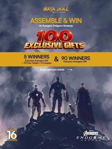 lravikanth's tweet photo. Free #Avengers Endgame Encore Movie Tickets and 100 exclusive gifts (2 in 1 Contest) https://t.co/LxvEpts9qq

#contestalert #giveaway #free #giveawayalert #Endgame #Encore #Movie #ironman #spiderman #thanos #captainamerica #hulk
#1 #Contest, #Deals and #Freebies site #fforfree https://t.co/apa251E3hr