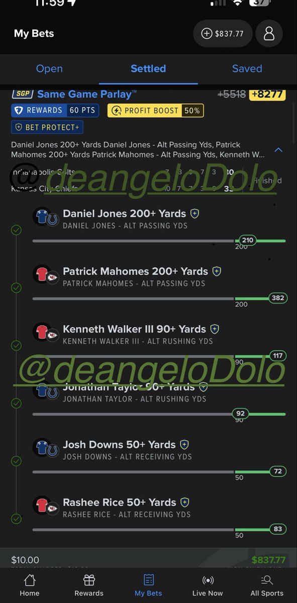 DeangeloDOLO's tweet photo. #nfl #Gambling𝕏 #winning #winner #plays #getmoney #fanduel https://t.co/9BQVqcT0VP