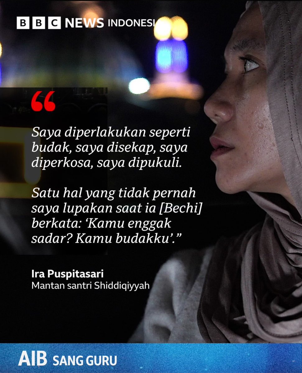 riekediahp's tweet photo. #ViralForJustice
#BongkarBebasBersyaratLapas

Repost From @bbcindonesia 

Moch Subchi Azal Tsani, yang dikenal sebagai Bechi, adalah putra kiai ternama Muhammad Mukhtar Mukthi—pendiri Shiddiqiyyah di Jombang, Jawa Timur. https://t.co/qVTBAMoGQh