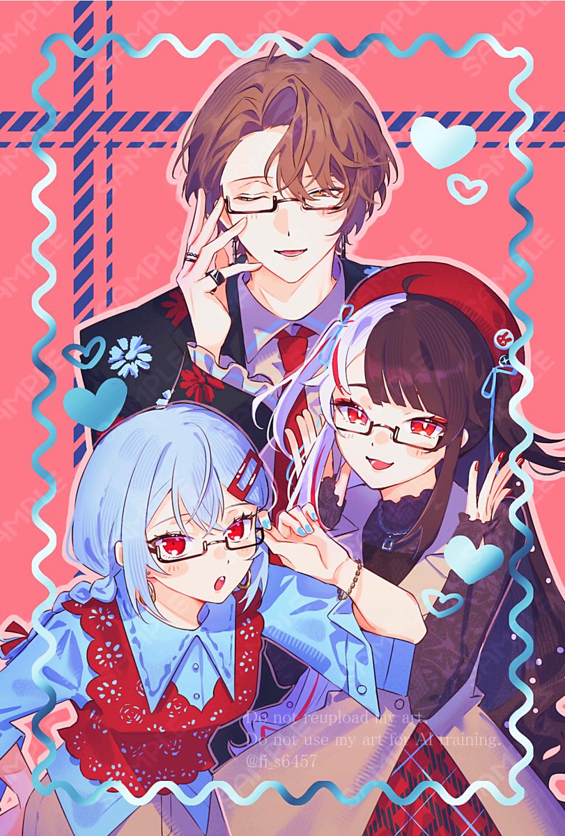 fi_s6457's tweet photo. ⚠︎捏造衣装
秋の装い  ポストカード用 https://t.co/LJKJIcUKOw