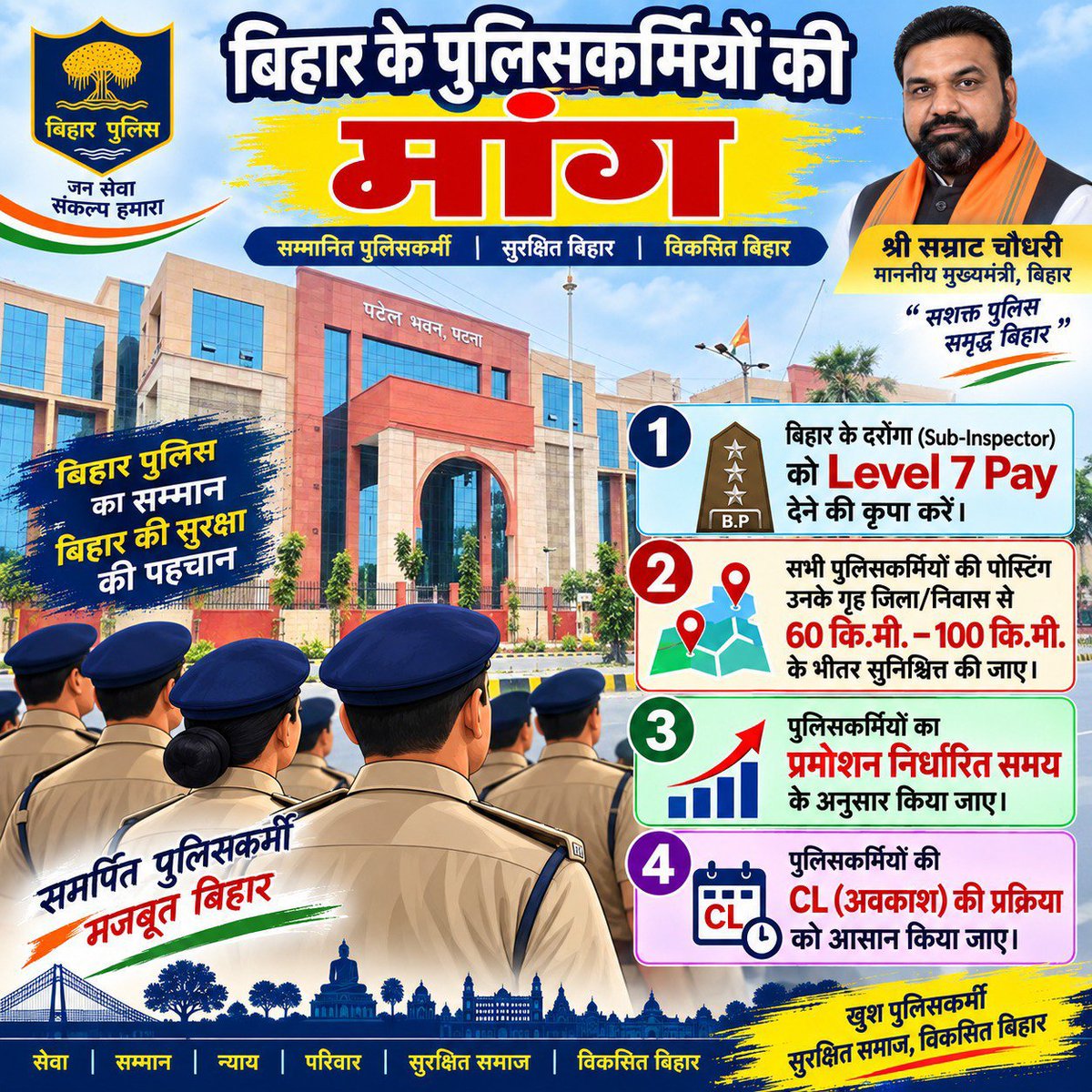 tribhuwankgboh's tweet photo. #BiharDarogapayLevel7
@samrat4bjp 
@officecmbihar 
@PMOIndia 
@narendramodi https://t.co/sQZefBwRAN