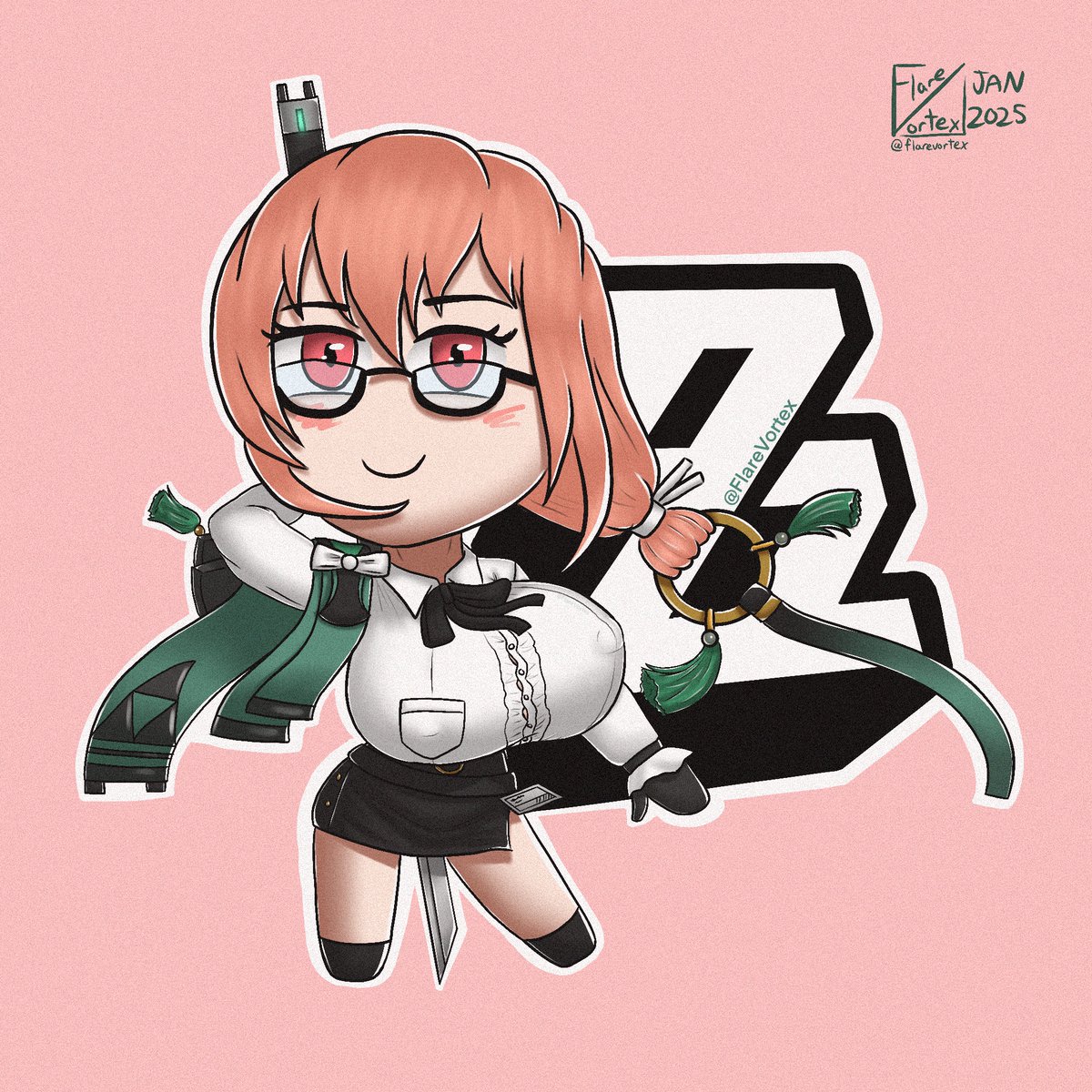 FlareVortex_'s tweet photo. Happy Birthday to the Deputy Chief of Section 6, Tsukishiro Yanagi!!!! 

#月城柳 #Yanagi #ZZZero 
#月城柳生誕祭2026 https://t.co/ZBz7Cy0GaS