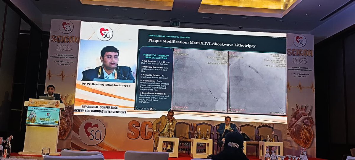 relisysmedical's tweet photo. We are pleased to share the successful execution of the 18th Annual #Conference on #CardiacInterventions, held from 19–20 #September 2026 at #ITCSonar, #Kolkata
#SCICON2026
#RelisysMedicalDevices
#IntravascularLithotripsy
#DrugElutingStents
#Structuralheart
@relisysmedical https://t.co/q4qGtjCUC7