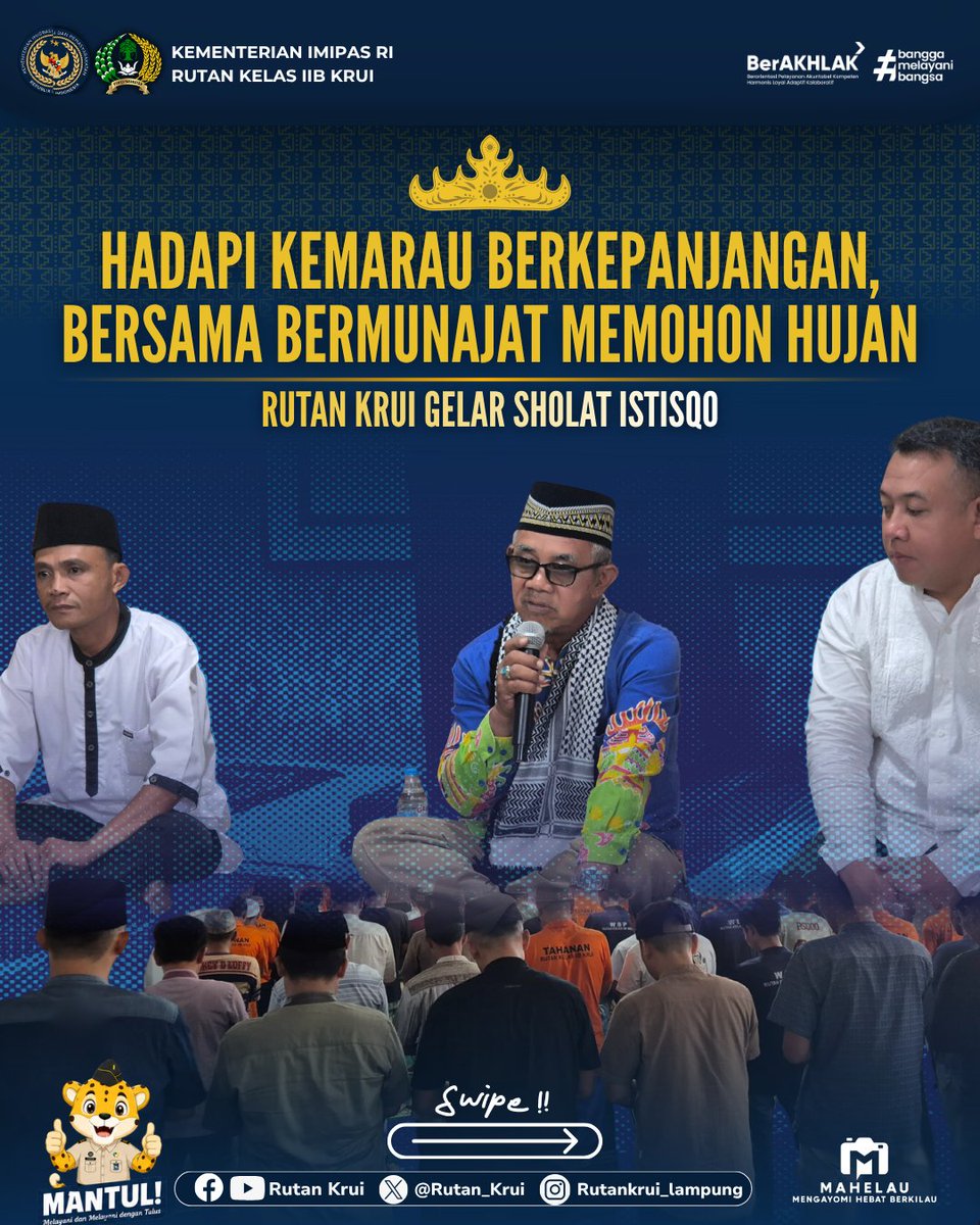 RutanKrui's tweet photo. Kemarau berkepanjangan menjadi momentum untuk bersama-sama bermunajat dan memohon pertolongan Allah SWT. https://t.co/FqS8ECPEq9