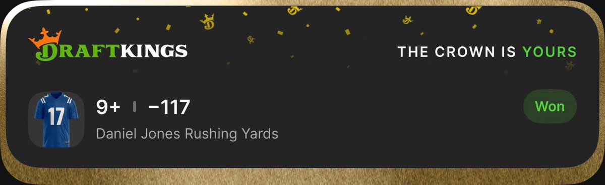 TylerAshe24's tweet photo. Uh huh, that’s the way I like it 🍀

Thank you Sunday Night Football - 

@ThePrimoBets 

#Gambling𝕏 #draftkings https://t.co/T5mRMhUMPv