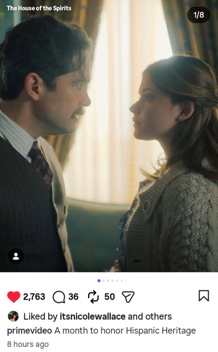 Dipshika19L's tweet photo. Amidst all the directs and indirects here, #NicoleWallace is out there loving posts featuring her projects celebrating Hispanic Heritage 😭😍❤🤍
#ClaraDelValle #NoahMorgan #TheHouseOfTheSpirits #CulpaMia #HOS #Culpables https://t.co/MU9k2MIrDE