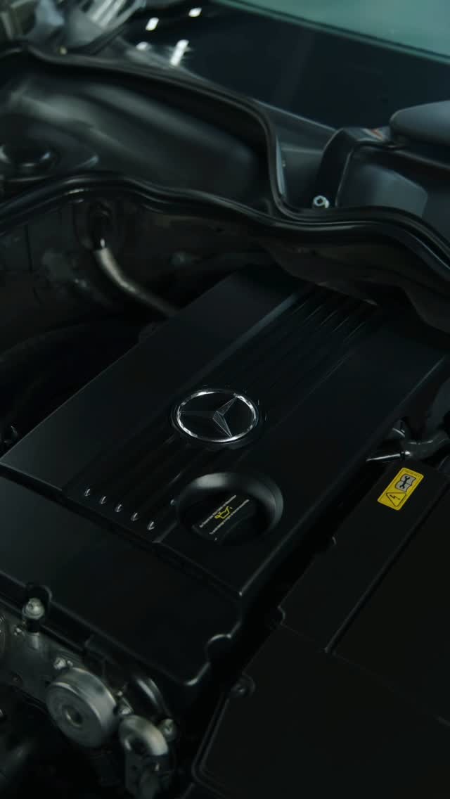 2009Gilberto's tweet photo. From worn and faded to a full blackout transformation. This classic Mercedes received an engine bay makeover, restoring a clean, refreshed finish under the hood. Every detail matters, even the ones you don’t always see. https://t.co/XYrhFY560i