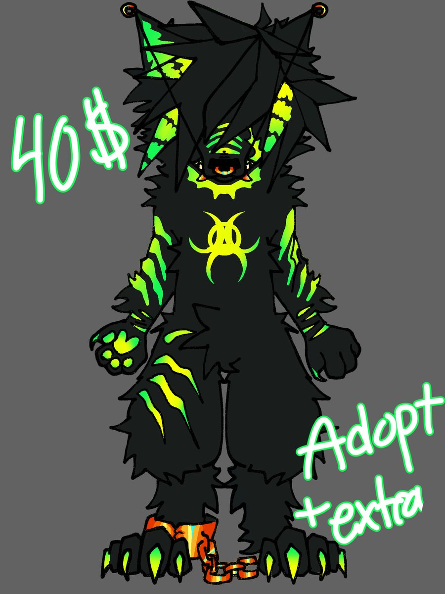 pawsum_art's tweet photo. 40$ radioactive adopt + extra art
#furrytwt https://t.co/iJFyO9Rxz1