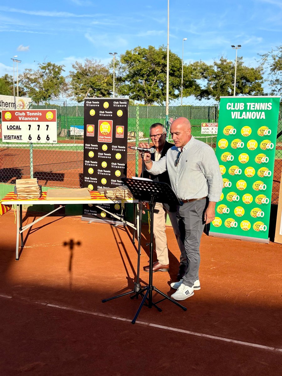 juanluisruizvng's tweet photo. 🎾 El Club Tenis Vilanova ha celebrat aquest cap de setmana el seu 60è aniversari. Sis dècades promovent l'esport i l'arrelament a la ciutat.
Per molts anys més! 👏🏼
#VilanovailaGeltrú #VNG https://t.co/Qd2wlFUi18