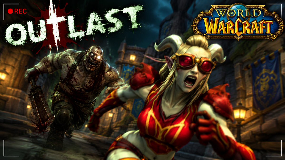 strangefru67301's tweet photo. Outlast being chase World Of Warcraft https://t.co/kNhE1Fq9aI