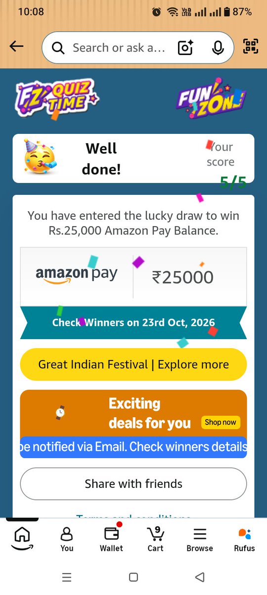 AmitKumar606147's tweet photo. #amazonquiz https://t.co/vnXAHh3GVl