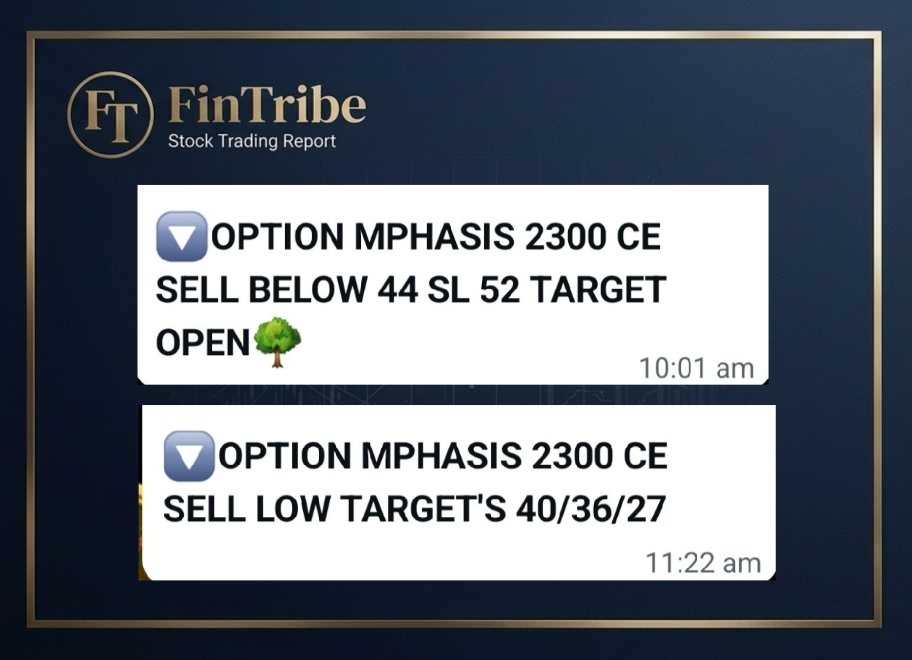 Fintribe_'s tweet photo. 𝗛𝗜𝗚𝗛-𝗣𝗥𝗢𝗕𝗔𝗕𝗜𝗟𝗜𝗧𝗬 𝗢𝗣𝗧𝗜𝗢𝗡 𝗪𝗥𝗜𝗧𝗜𝗡𝗚 𝗠𝗔𝗦𝗧𝗘𝗥𝗖𝗟𝗔𝗦𝗦. ✍️🦁

While retail traders gamble on buying options and fighting time decay, the #FinTribe Alpha Desk acts like the casino. We write the premium and collect the cash. 

#𝗠𝗣𝗛𝗔𝗦𝗜𝗦 𝟮𝟯𝟬𝟬 𝗖𝗘 (𝗦𝗘𝗟𝗟/𝗪𝗥𝗜𝗧𝗘)
✔️ 𝗘𝗻𝘁𝗿𝘆 𝗭𝗼𝗻𝗲: Below 44 
✔️ 𝗖𝘂𝗿𝗿𝗲𝗻𝘁 𝗟𝗼𝘄: 30.50 🚀
✔️ 𝗣𝗿𝗼𝗳𝗶𝘁 𝗥𝘂𝗻𝗻𝗶𝗻𝗴: ₹7,000+ Per Lot 🌳💎