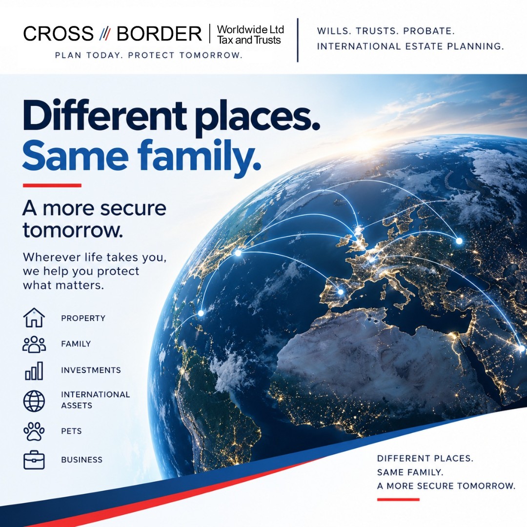 CrossBorderWW's tweet photo. Your family, property and investments may be spread across different countries. 🌍

Cross-border estate planning can be complex. Your plan doesn’t have to be.

Protect what you’ve built — and the people who matter.

🌐  Find out more at . 

#EstatePlanning #CrossBorderPlanning https://t.co/DGZ8gEbARc