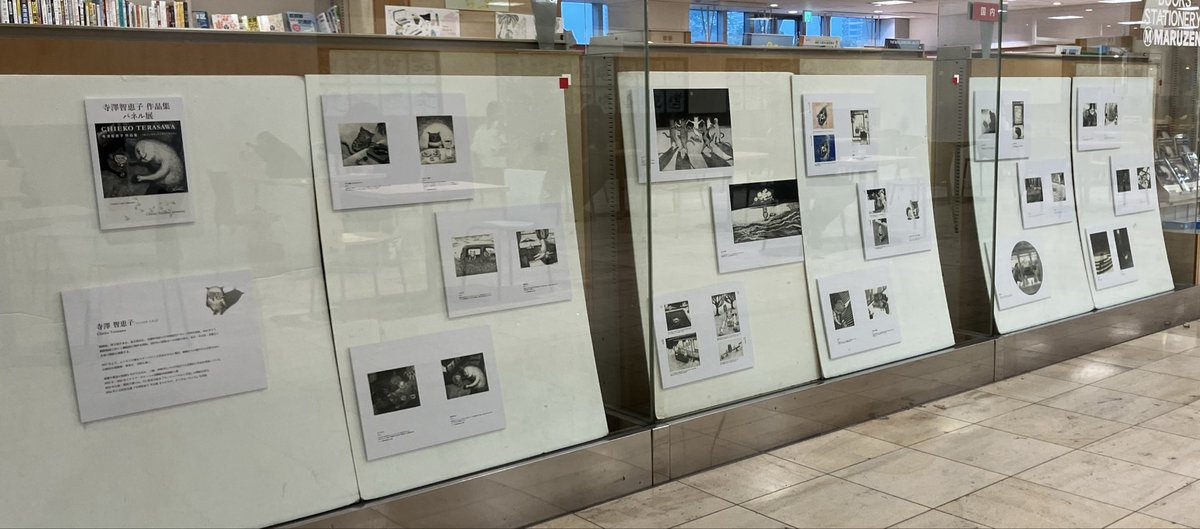 maruzen_ariake's tweet photo. 寺澤智恵子作品集
"まいにちの、すてきないろいろ"
パネル展開催中ですよ🤗
シックな世界観に何故かくすりと笑えるシリーズ、飛べるのに！は必見👀❗️
秋の夜長の読書に如何でしょうか🎶
#ホビージャパン
#寺澤智恵子 https://t.co/1kPM3cEf8o