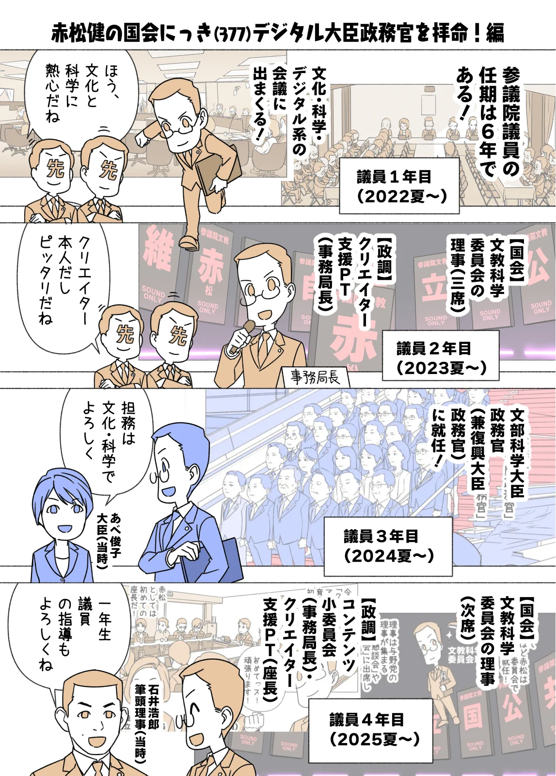 赤松 健 ⋈（参議院議員／漫画家） (@KenAkamatsu) / X