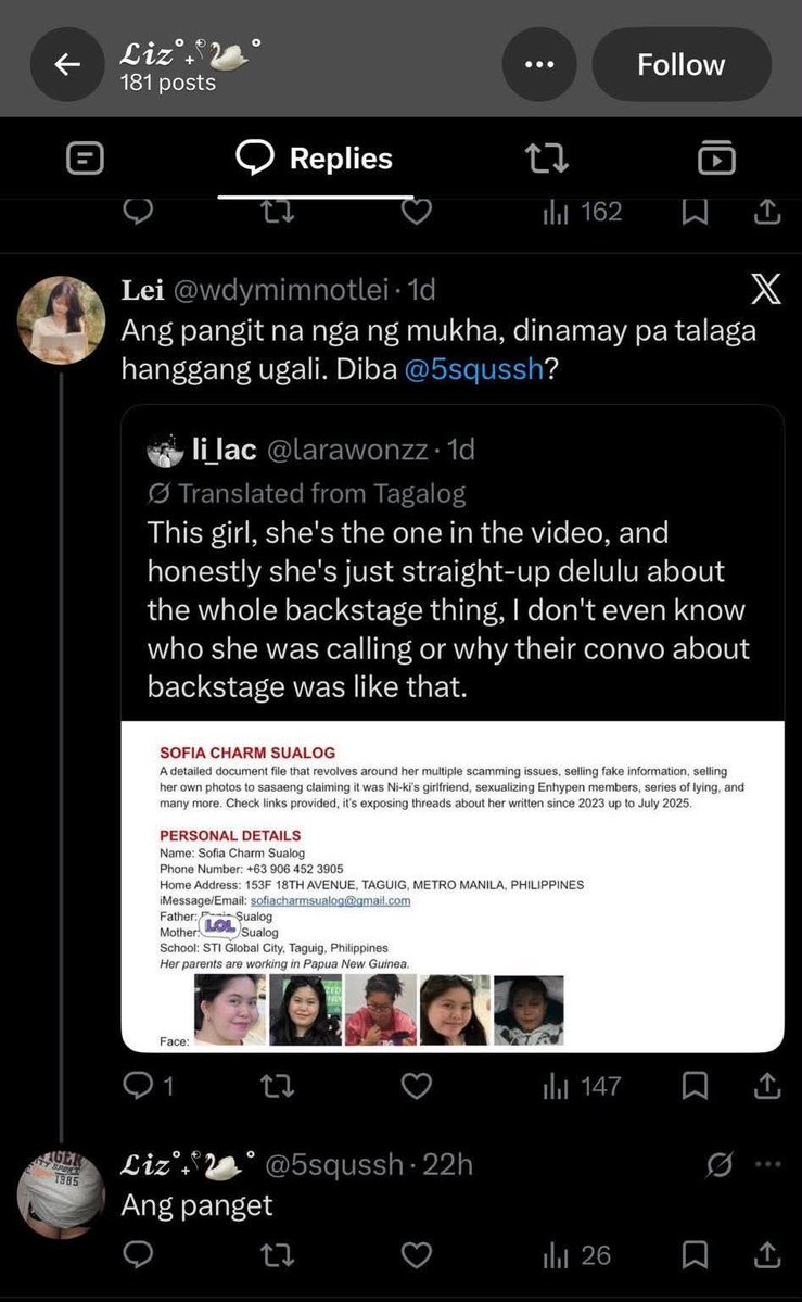 mrachrineza's tweet photo. sinetch itey na pinagtatanggol si hoonsera last sept 5 saying na she’s back. now na nabuking na may backstage pass, biglang shift sa dahilan na ginagamit niya lang identity ni hoonsera. ayun iisa lang pala sila. self vs. self talaga ‘yan siya ☺️ https://t.co/9Dh7sHYg5F