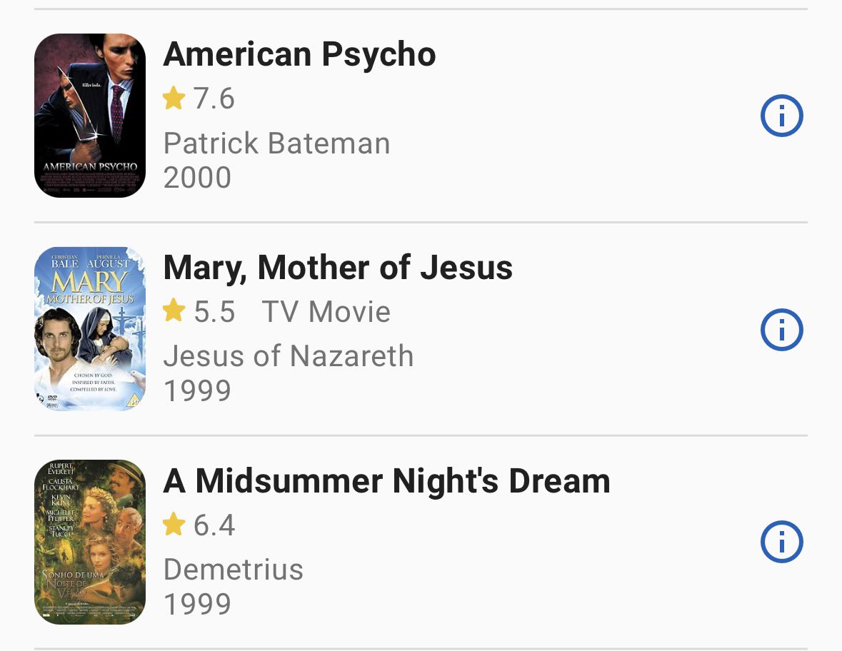 debbatman's tweet photo. absolutely insane filmography back to back https://t.co/GyO1DNYpS9