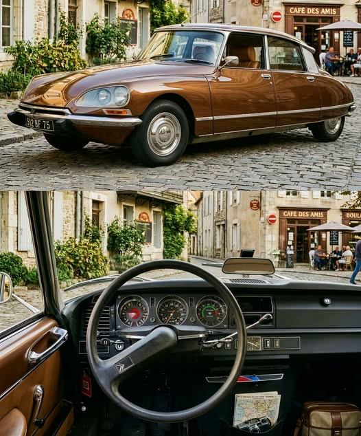 pierpi13's tweet photo. L'ultimo Citroën DS prodotto era un Citroën DS 23 Pallas
(con iniezione elettronica del carburante).
È stato assemblato in linea il 24 aprile 1975, alle 15:00.
Luogo di produzione: Nella fabbrica di Parigi sul Quai de Javel.
Totale produzione: 1.456.115. Questo è stato l'esempio 15 della leggendaria serie di modelli (inclusi le varianti ID e Break), che è uscito per la prima volta nel 1955. Modelli DS prodotti dal 1955 al 1975?
Caratteristiche tecniche del DS 23 Pallas (come la sospensione idrostatica).